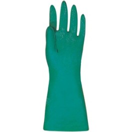 Gants verts ULTRANITRIL 37 cm (taille 7/M)