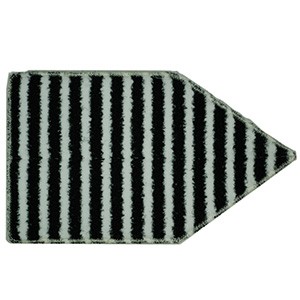 EXCENTR Pad Hard microfibre blanc-noir (30-50) (pi&egrave;ce)