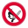 Autocollant "Flammes interdites" (200 mm)