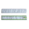ZYP Frange de balayage microfibre blanche 100 cm