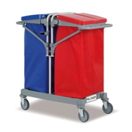 MORGAN 1030 Chariot vide corbeille double (2 x 120 litres)