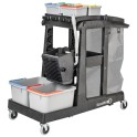 Chariot de service + lavage NUMATIC EcoMatic 3 avec presse