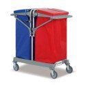 MORGAN 1030 Chariot vide corbeille double (2 x 120 litres)