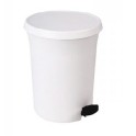 Poubelle WC &agrave; p&eacute;dale blanche NEW 3.8 lt (pi&egrave;ce)