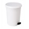 Poubelle WC à pédale blanche NEW 3.8 lt (pièce)