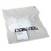Housse polyester 12'' blanche pour balai salle blanche (10 p.)