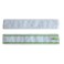 ZYP Frange de balayage microfibre blanche 100 cm
