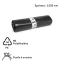 800 lt NOIRS (carton 5 rouleaux de 10 sacs)