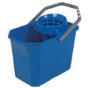 Seau espagnol bleu avec essoreur