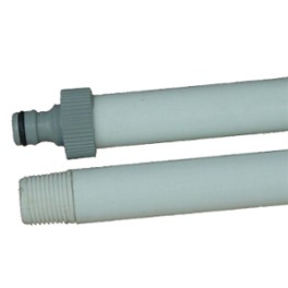 Manche fibre 135 cm avec passage d'eau