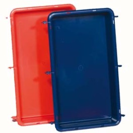Bac plastique rouge S IDEABASE