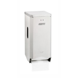 Distributeur papier toilette 2 rouleaux INOX (Satin)