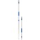 Manche télescopique aluminium 102-184 cm (bleu-gris)