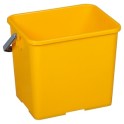 Seau plastique jaune 6 lt