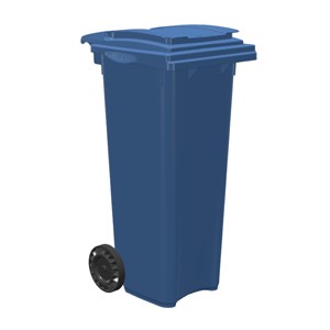 Container 2 roues, 140 lt Bleu