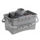Seau plastique gris 28 lt PRISMA avec 2 seaux 6 lt et un essoreur