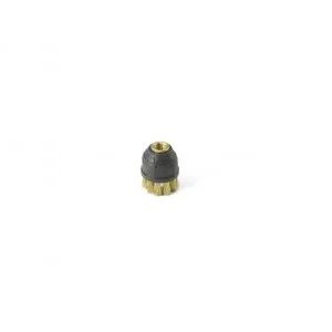 Brosse ronde poil laiton diam 28 mm