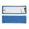 Frange plate ECOCLEAN microfibre bleue 40 cm (à languettes) 