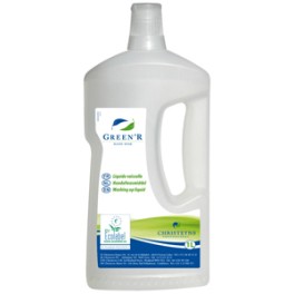 GREEN R HAND DISH ECOLABEL liquide vaisselle (1 lt)