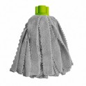 Frange espagnole microfibre grise &agrave; vis STRIP MOP