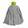 Frange espagnole microfibre grise à vis STRIP MOP