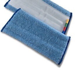 ZYP frange microfibre bleue 40 cm