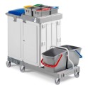 ALPHA GREEN 13 portes neutres (chariot service &amp; lavage, sans presse)