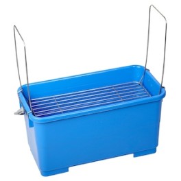 Grille d'essorage inox bandeaux de lavage pour seau 22 lt