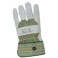 Gants de manutention en cuir + tissu L