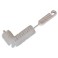 Brosse nylon pour trop-plein lavabo (modèle souple)
