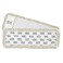 SANI SLIP frange plate à poches microfibre CLUSTER 40 cm