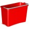 Seau plastique rouge 8 lt chariot ALPHA