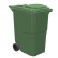 Container 2 roues, 360 lt Vert