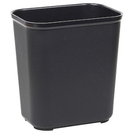 Poubelle anti-feu noire (26,5 litres)