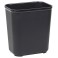 Poubelle anti-feu noire (26,5 litres)