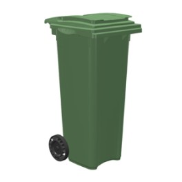 Container 2 roues, 140 lt Vert 