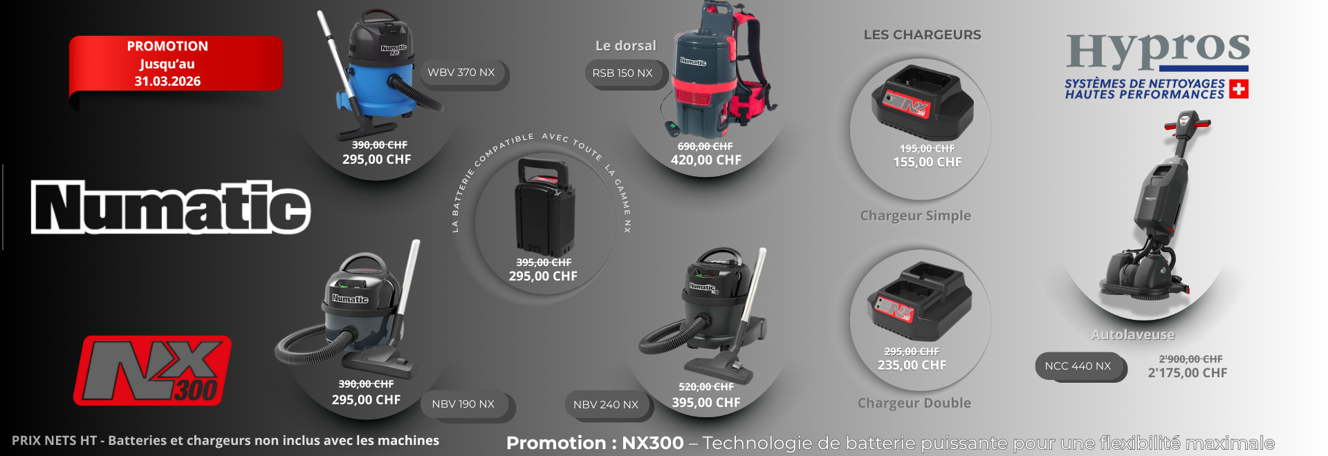 Promo NUMATIC jusqu'au 28.02.26