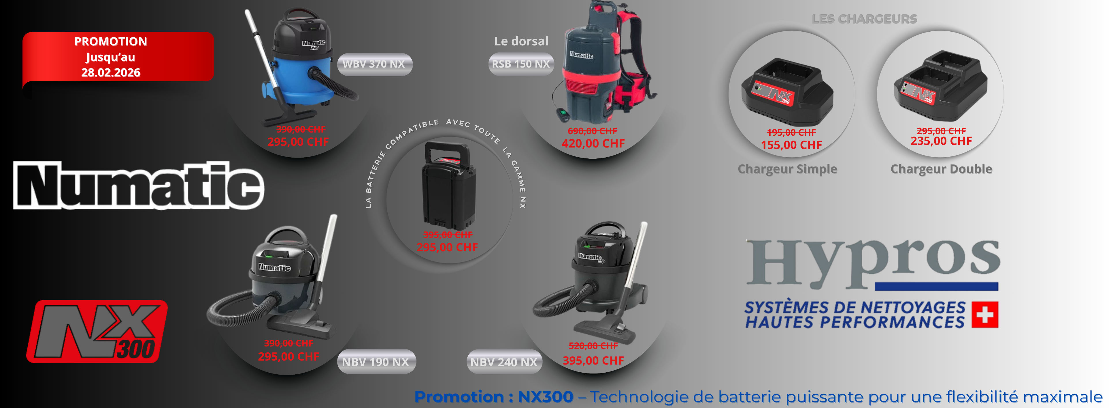 Promo NUMATIC jusqu'au 28.02.26