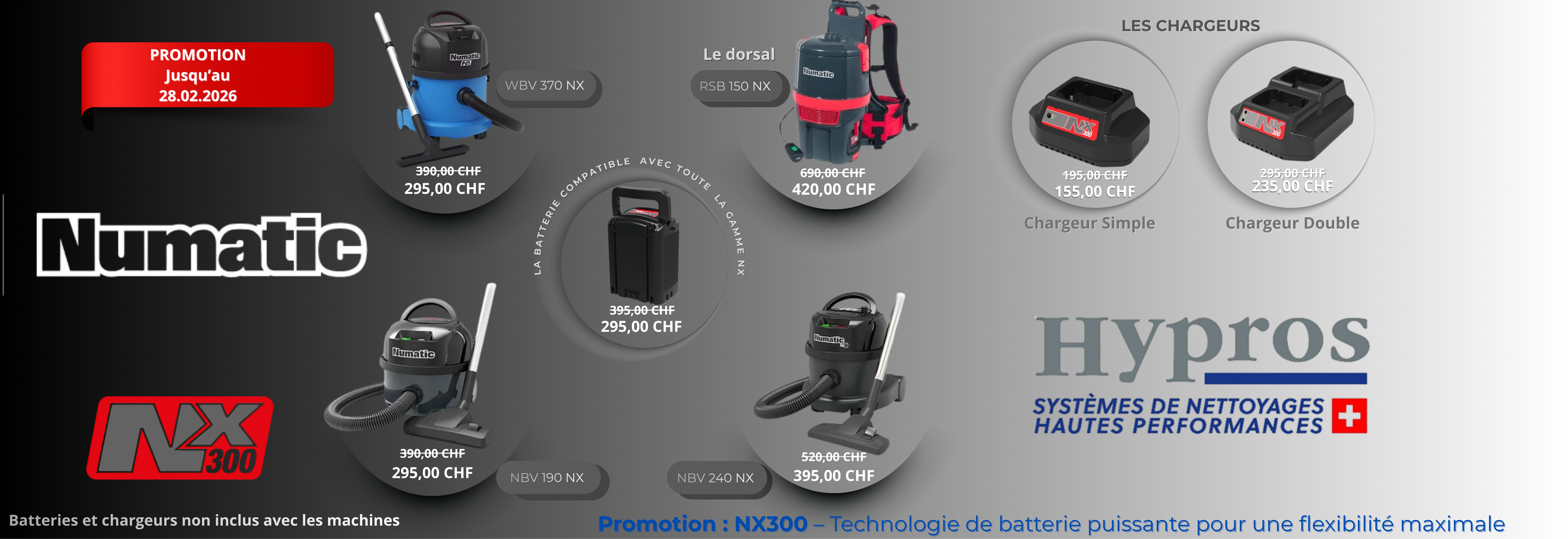 Promo NUMATIC jusqu'au 28.02.26