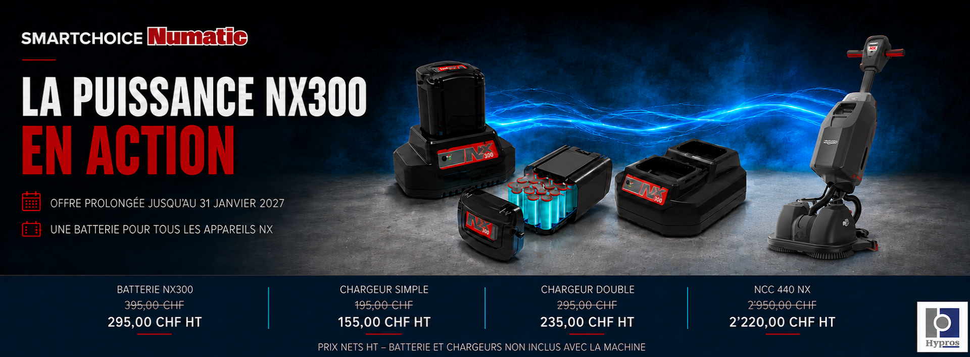 batteries NUMATIC
